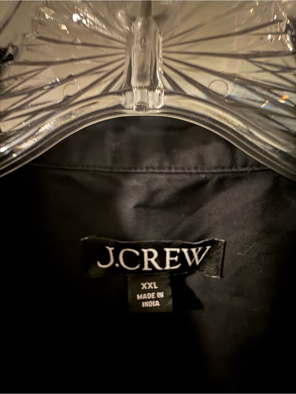 J. Crew Black Short-Sleeve Button-Front Ruffle-Hem Mini Dress - Picture 5 of 10